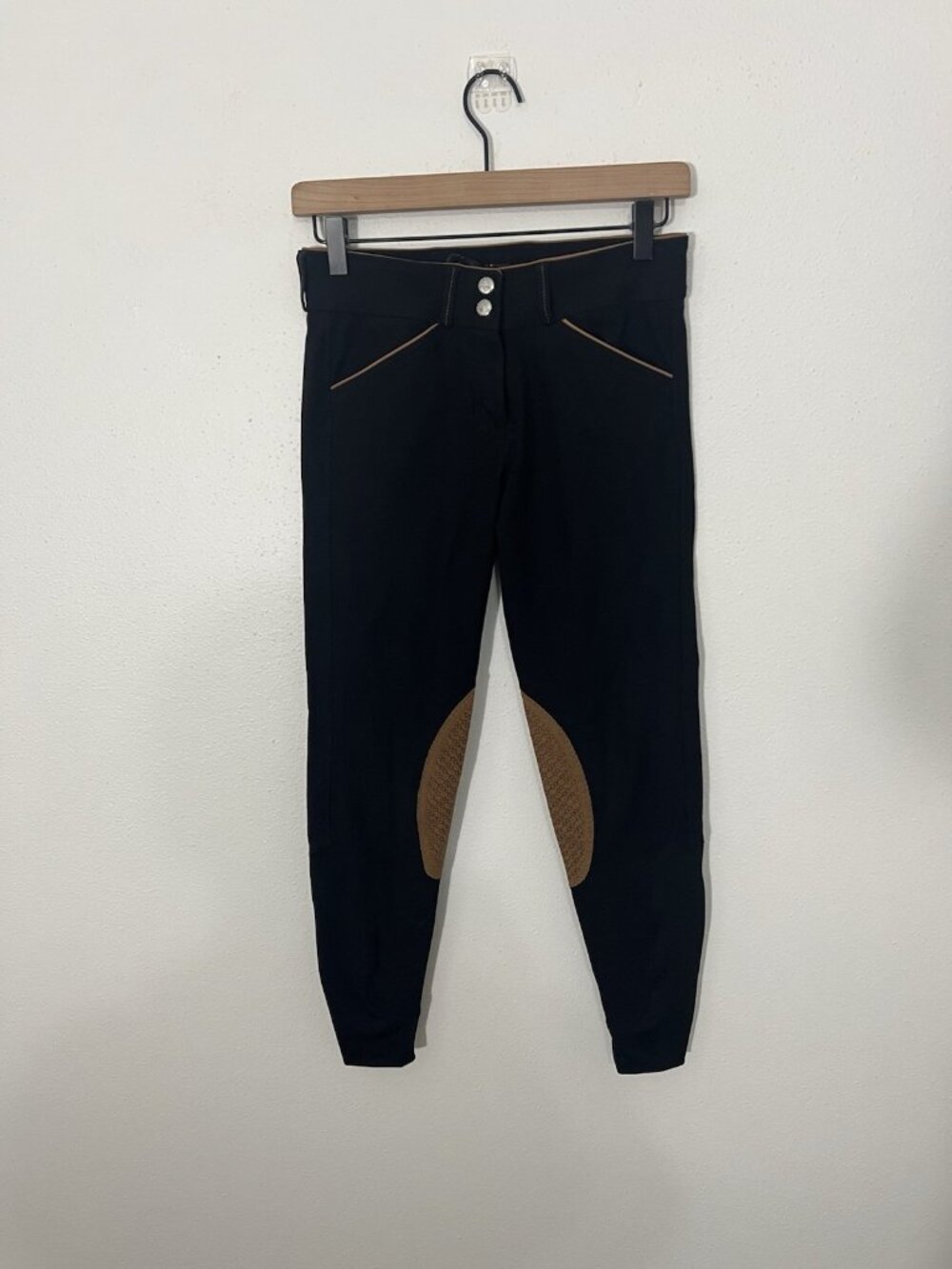 Dover Saddlery Breeches Women’s Black And Brown Size 24